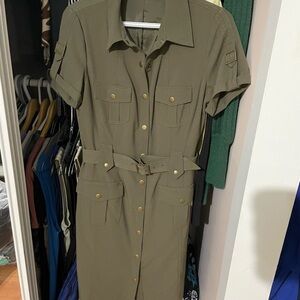 Calvin Klein Olive Dress